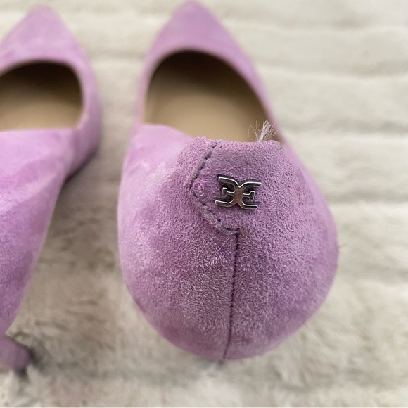 Sam Edelman Hazel Suede Pointed-Toe Pumps Heels Lavender Purple Size 9 - Picture 6 of 15
